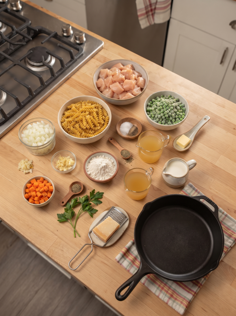 Creamy Chicken Pot Pie Pasta