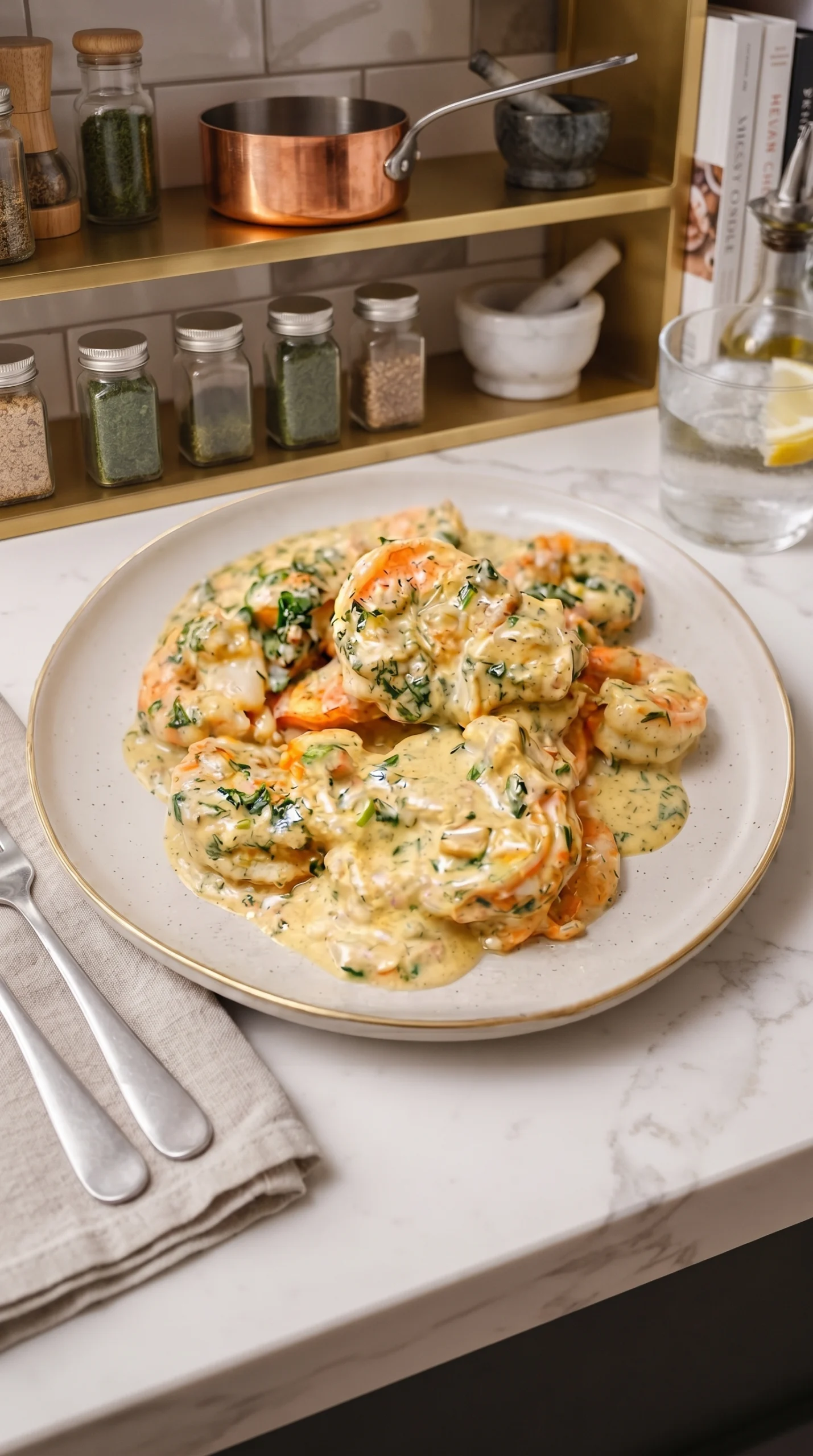 Creamy Garlic Parmesan Shrimp