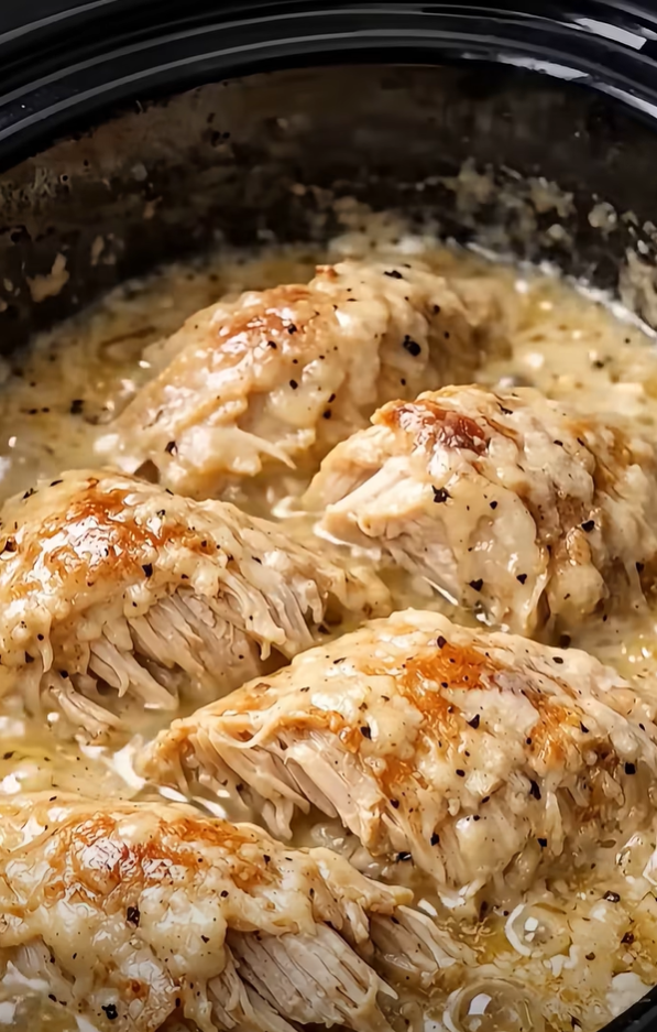 Slow Cooker Chicken & Gravy