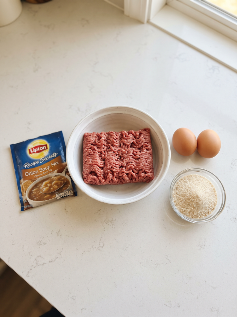 Meatloaf Recipe Lipton Onion Soup 4 Ingredients