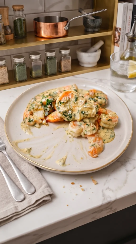 Creamy Garlic Parmesan Shrimp