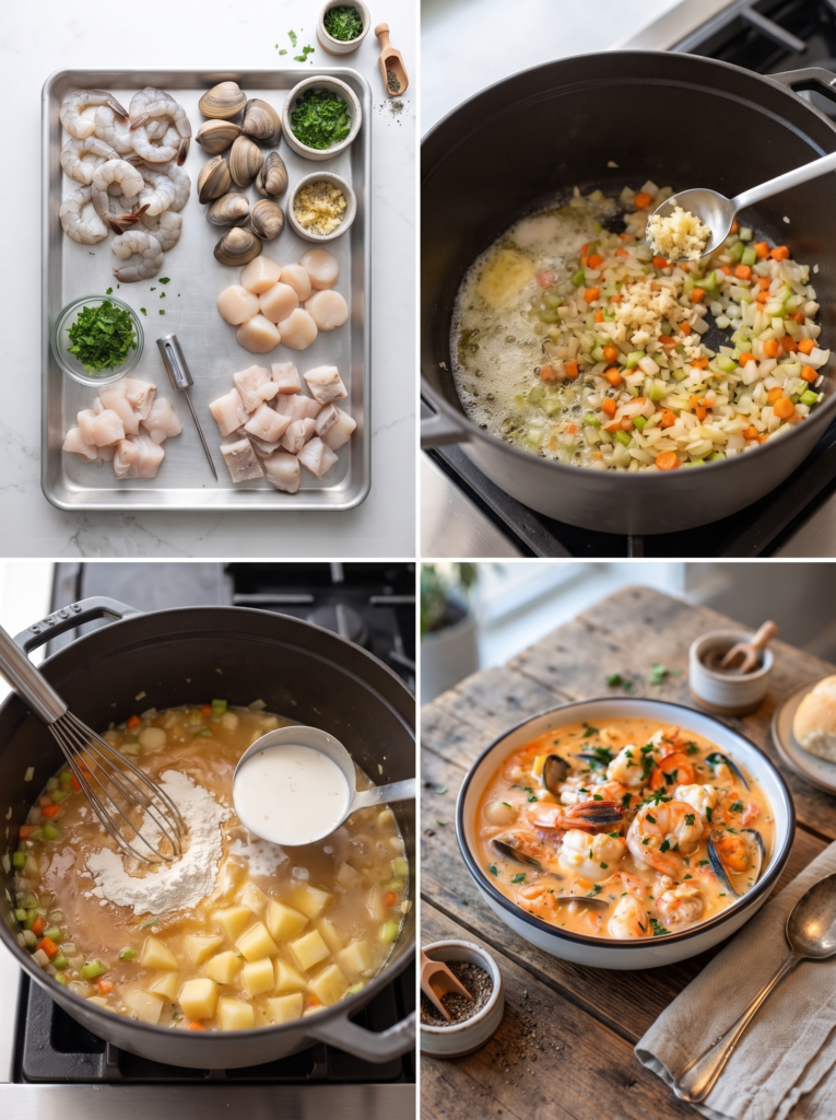 seafood chowder recipe