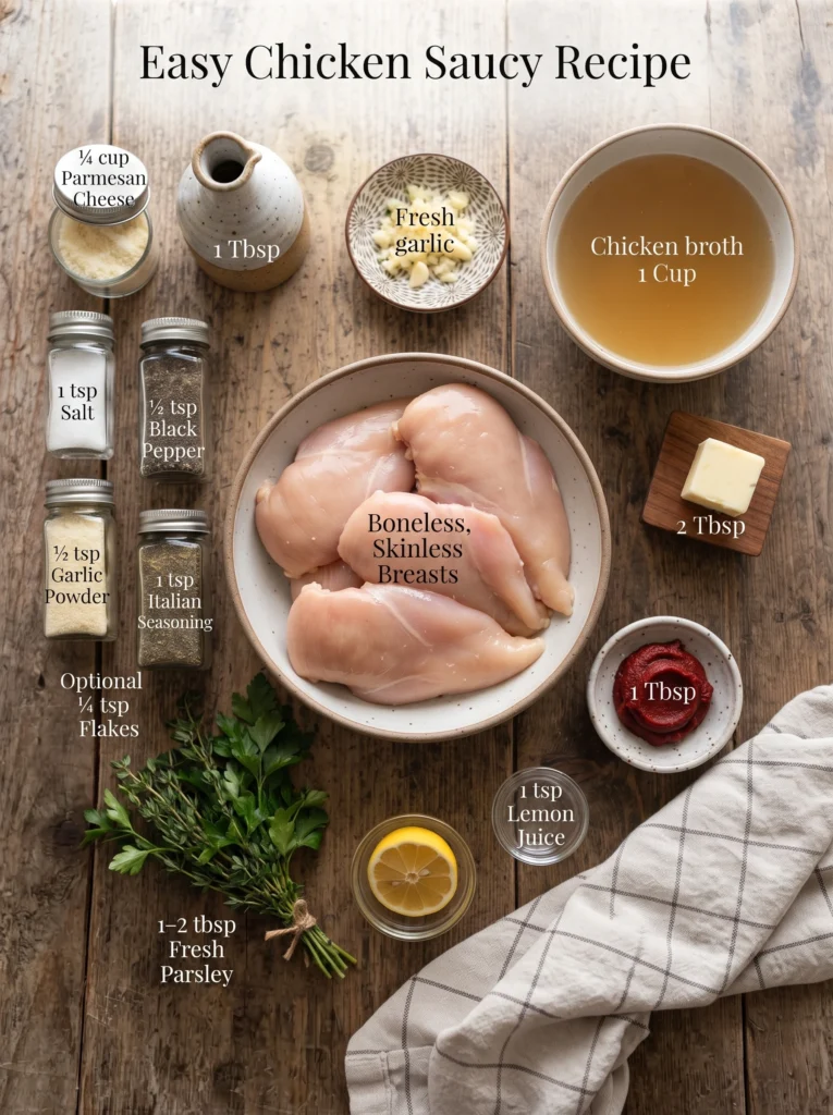 chicken saucy recipe
