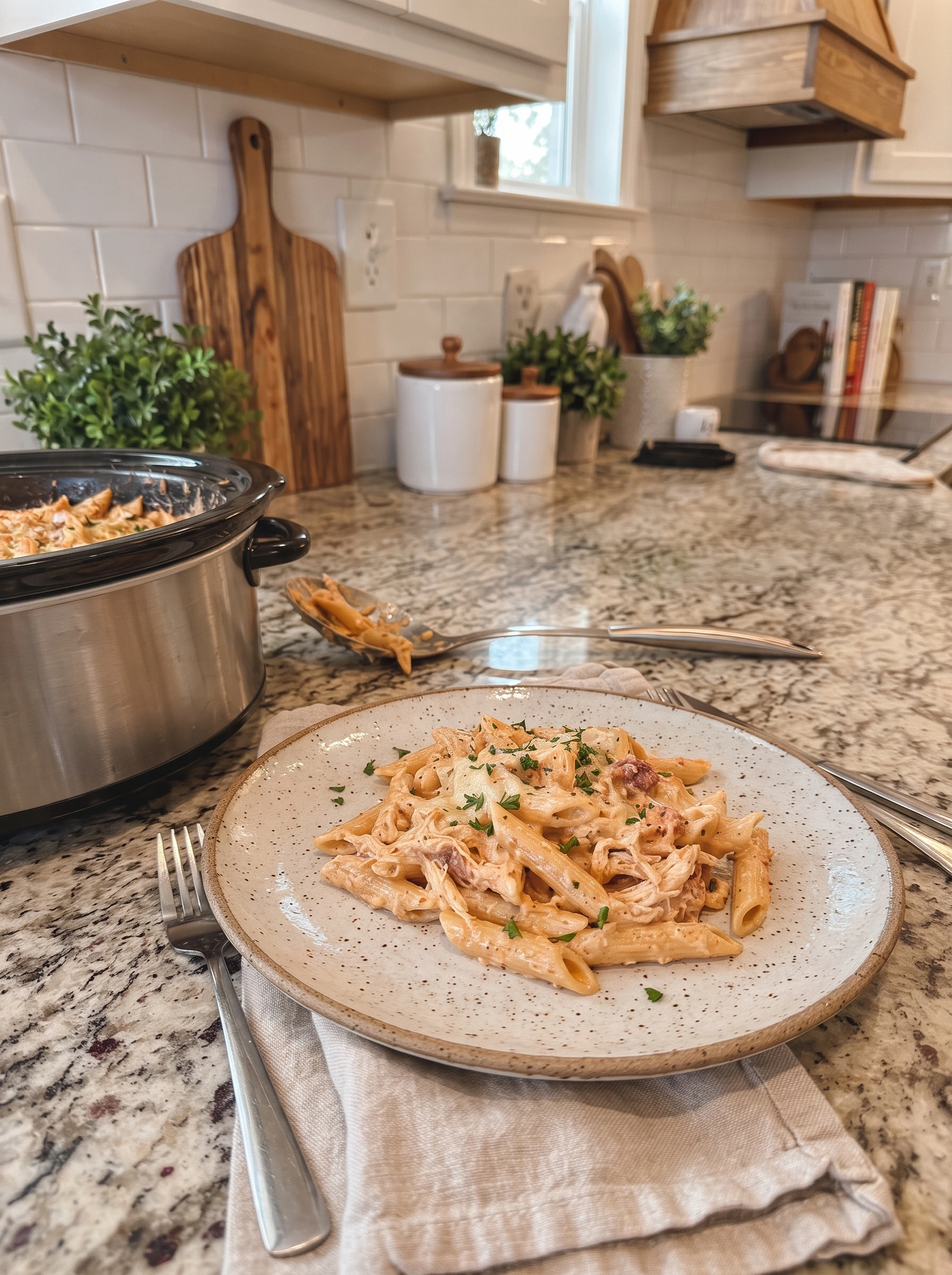 Crockpot Chicken Pasta