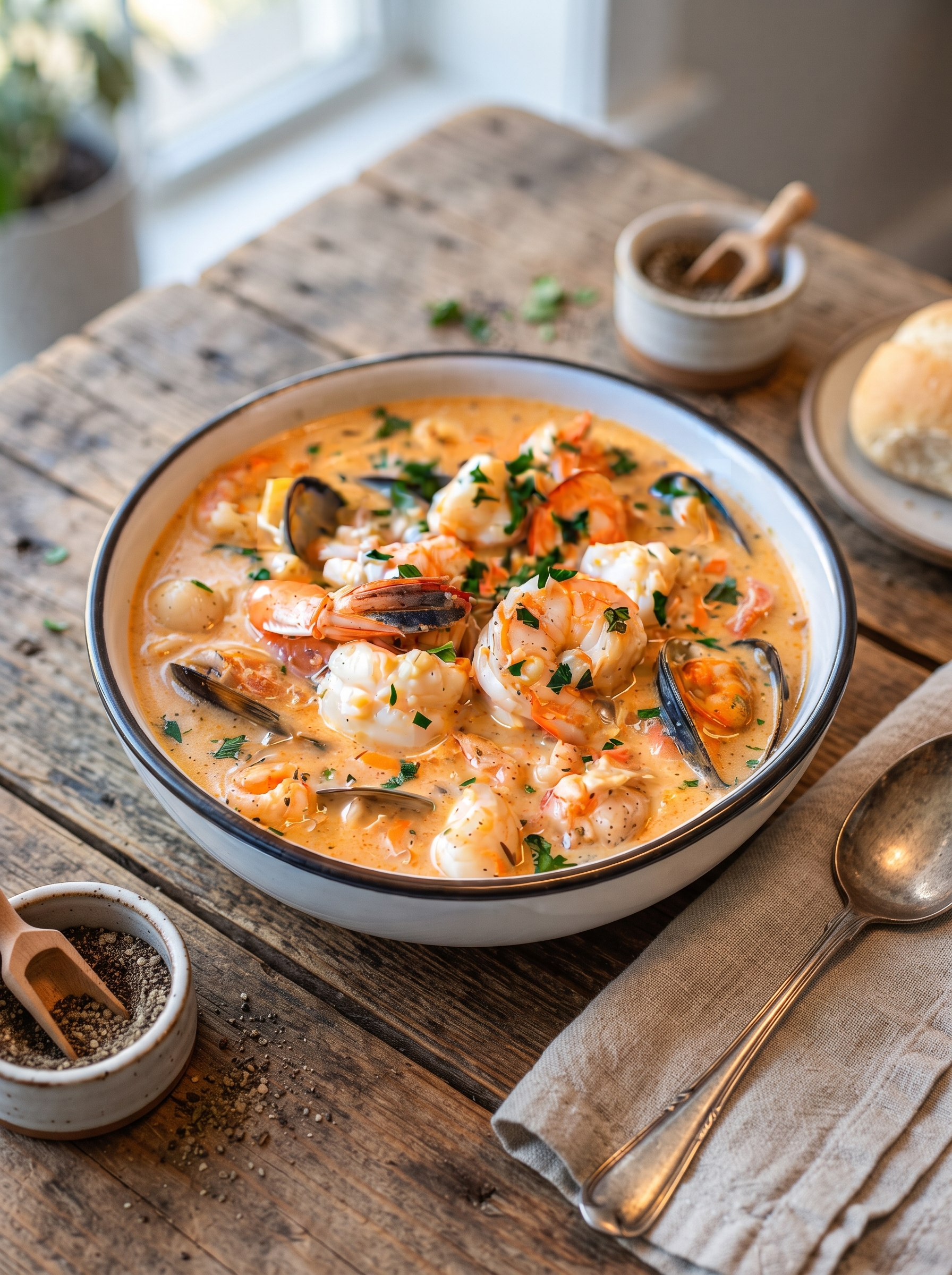 seafood chowder recipe