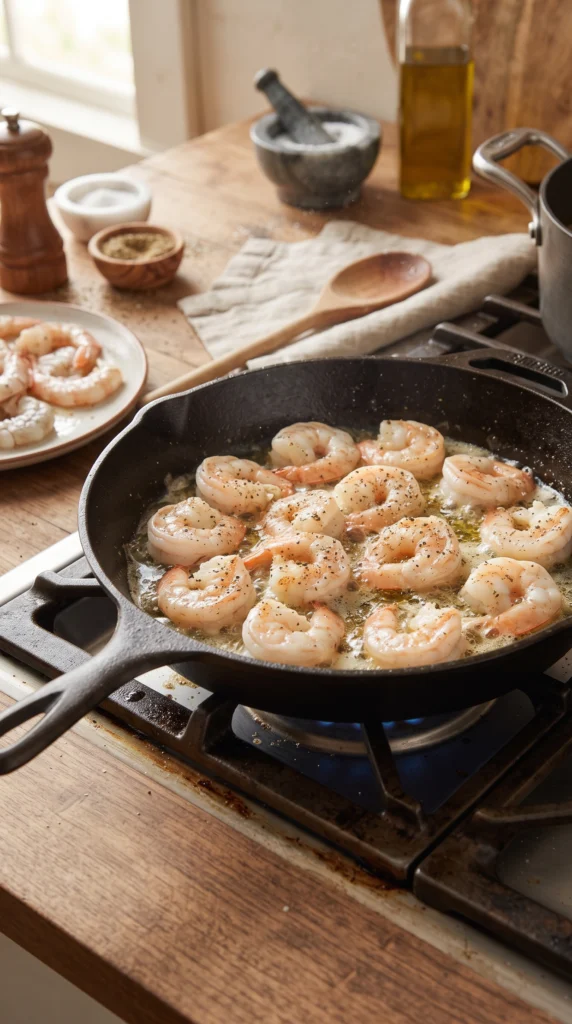 Creamy Garlic Parmesan Shrimp