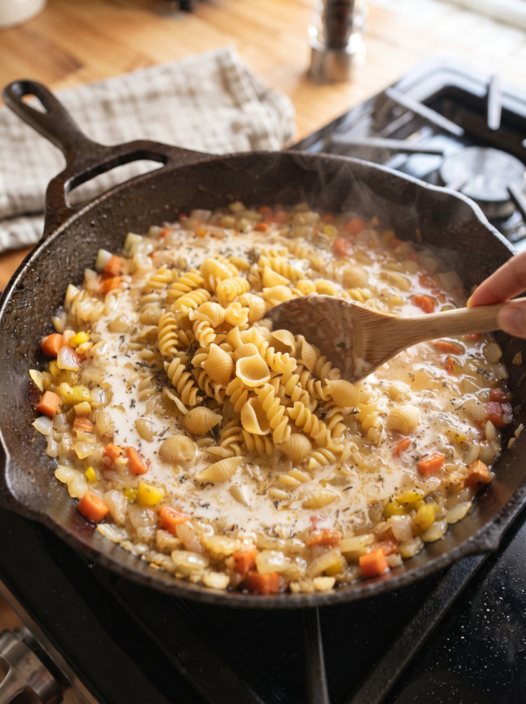 Creamy Chicken Pot Pie Pasta