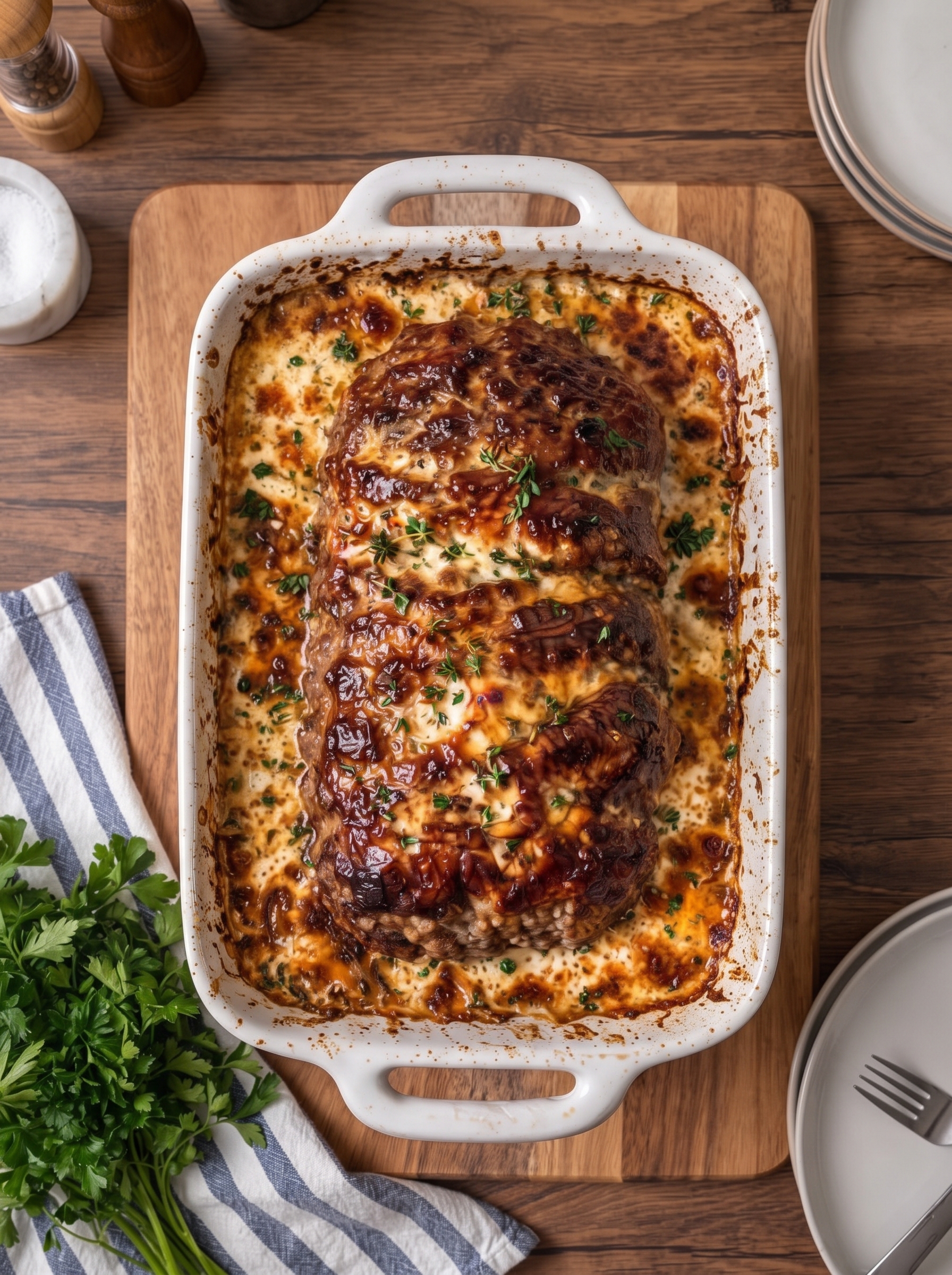 Sweet, tangy ketchup glaze that makes your meatloaf irresistibly delicious.