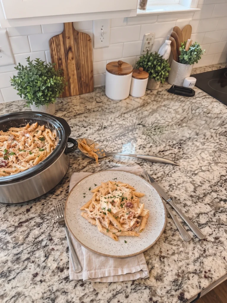 Crockpot Chicken Pasta