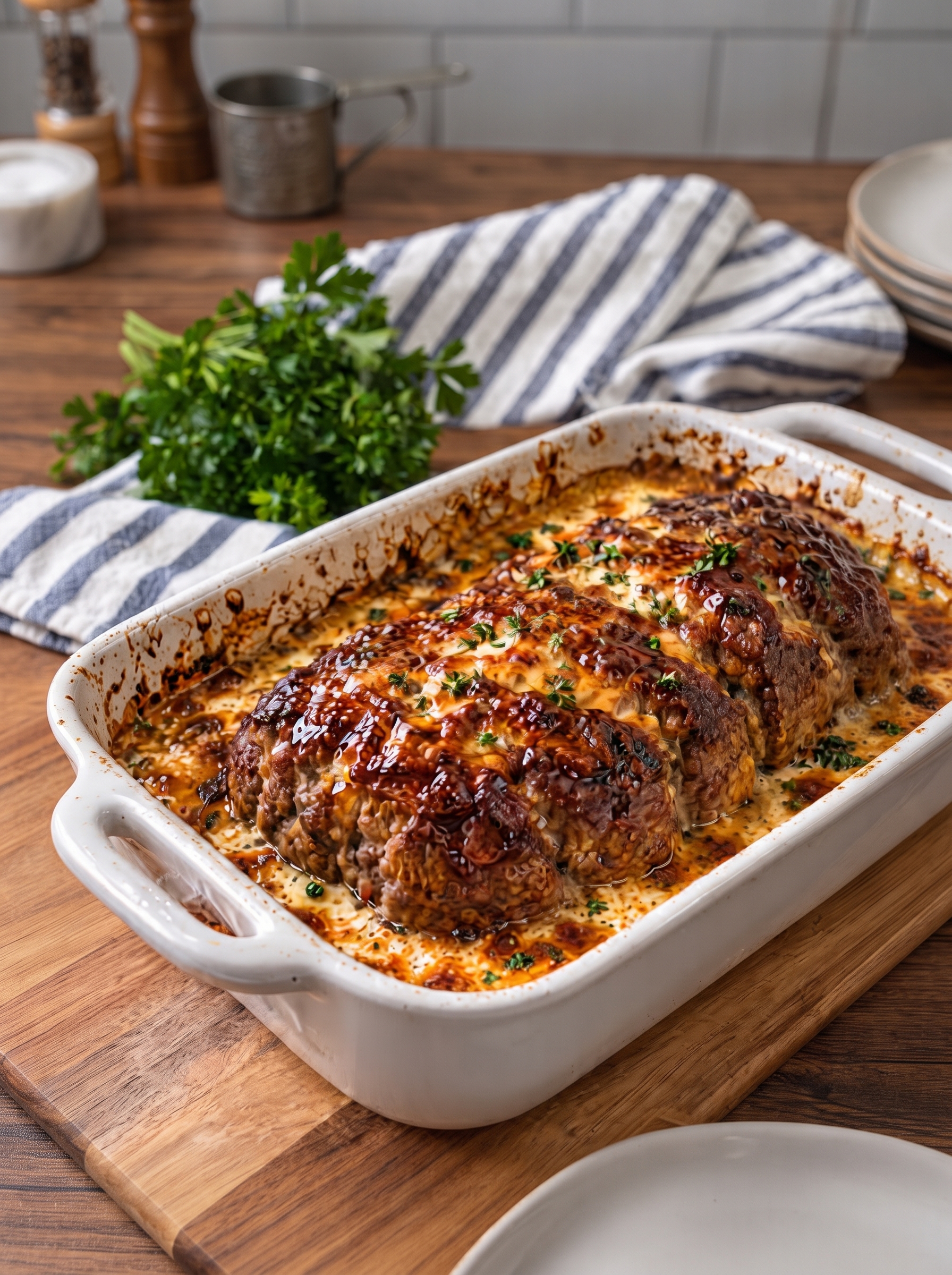 Sweet, tangy ketchup glaze that makes your meatloaf irresistibly delicious.