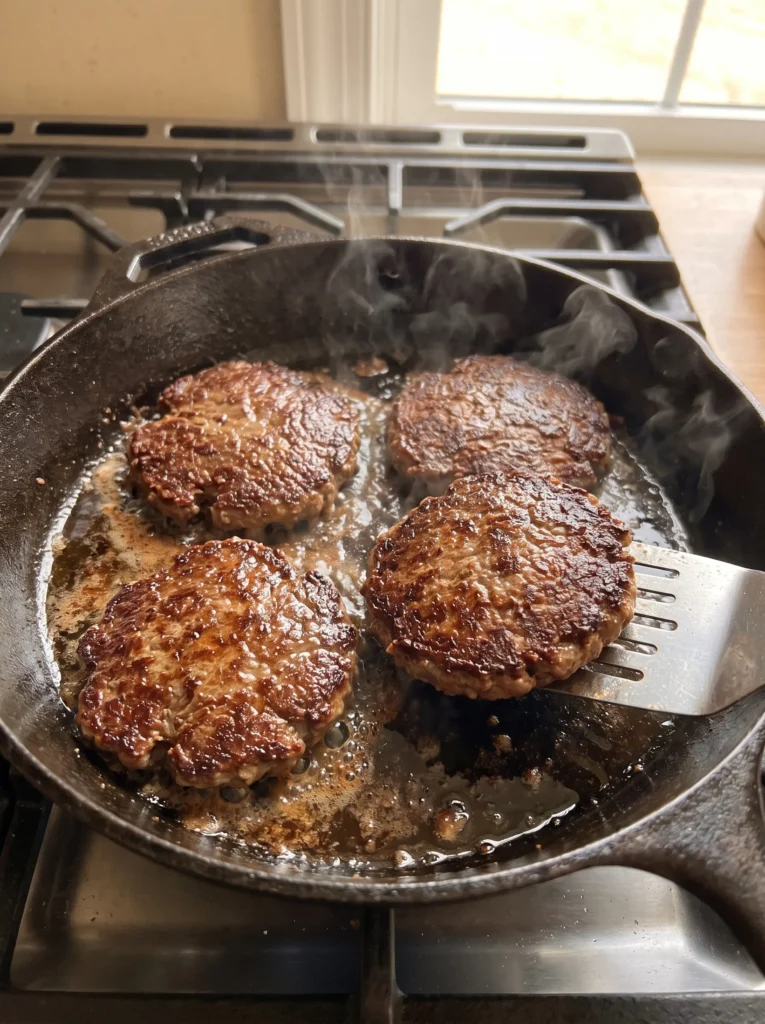 Smashing Patty Melts with Signature Sauce