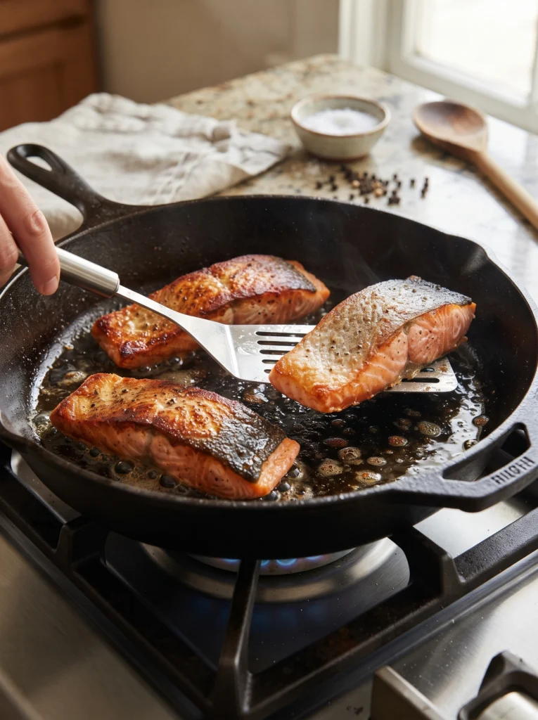 Creamy Lemon Herb Salmon Recipe