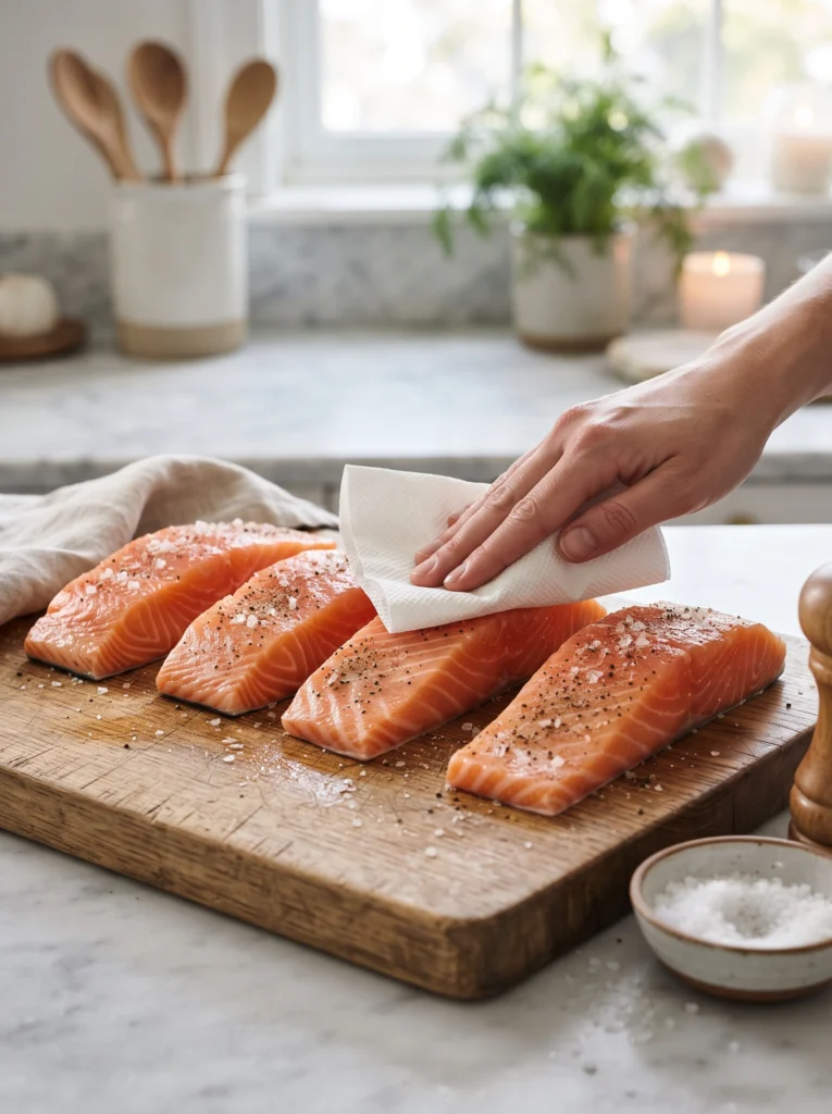 Creamy Lemon Herb Salmon Recipe